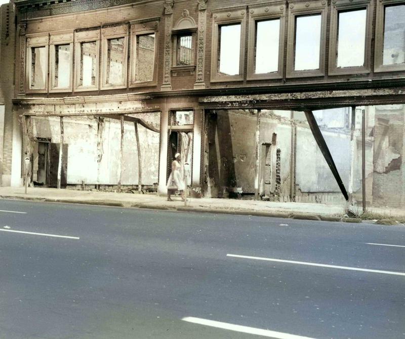 Detroit riot; damage