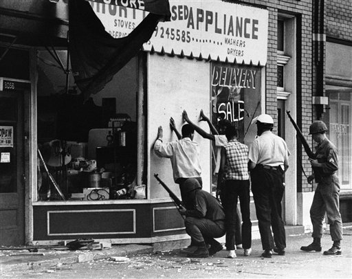 Image result for race riots hit detroit
