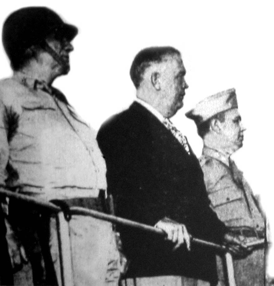 General Guthner; Governor Kelly; General Aurand