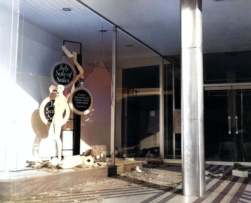 Damage Winkleman's, Detroit riots 1967
