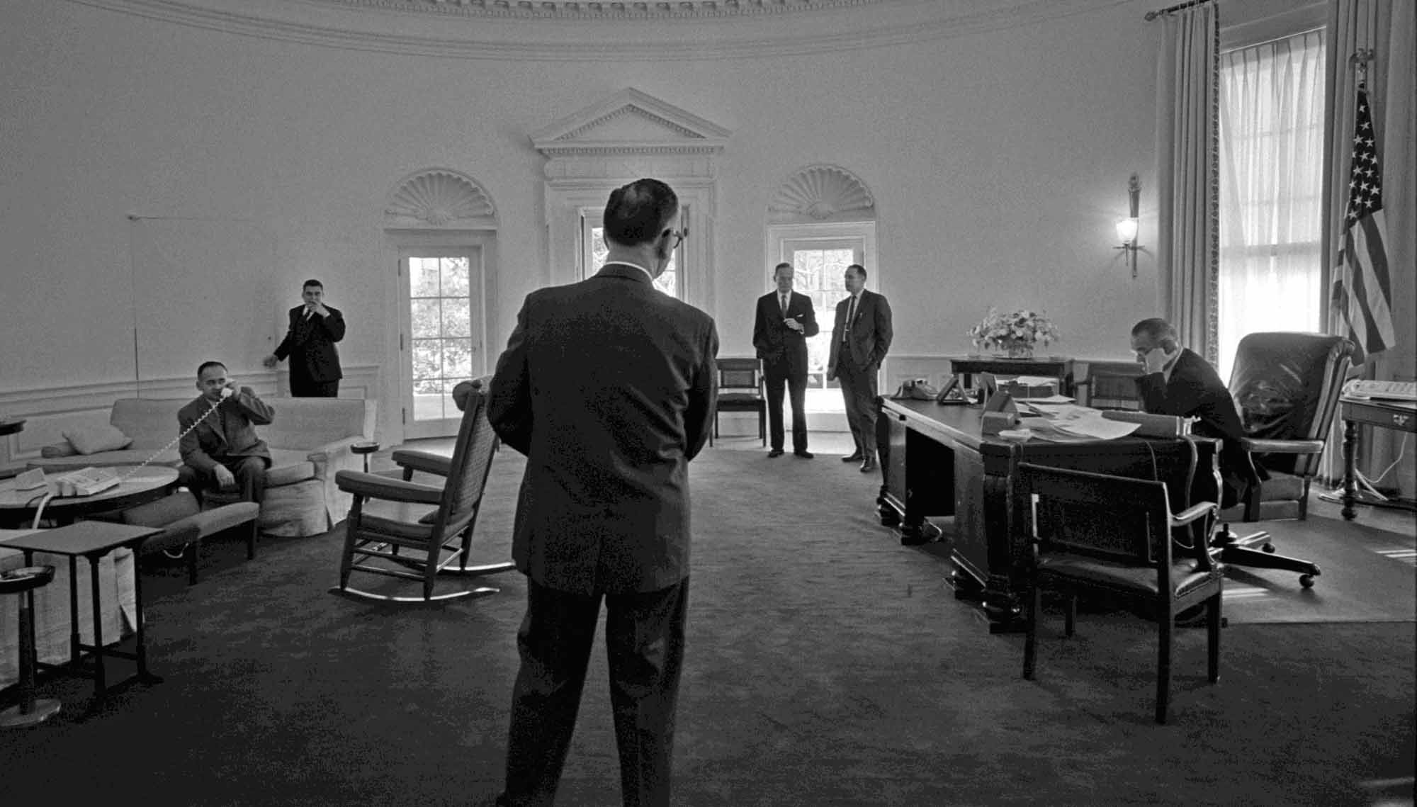 President Lyndon Johnson, Watts riots 1965