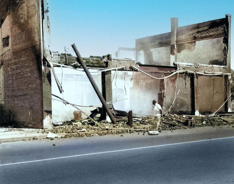 1967 Detroit riot damage