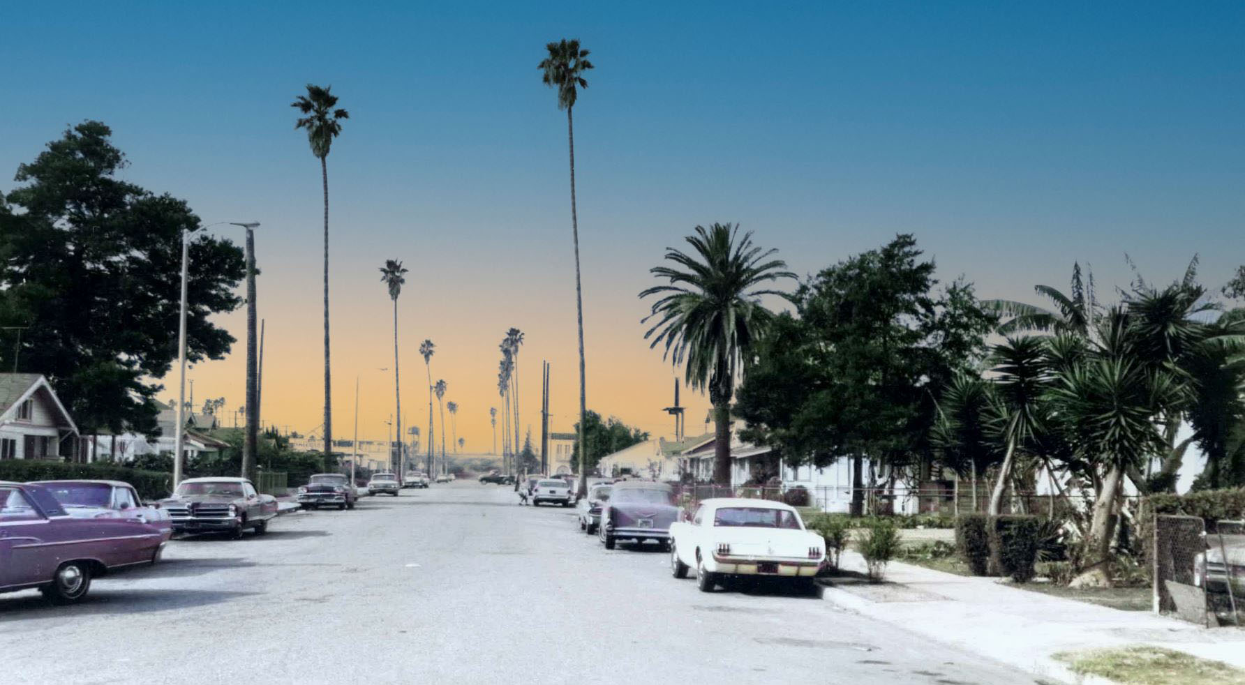 Watts neighborhood 1960s