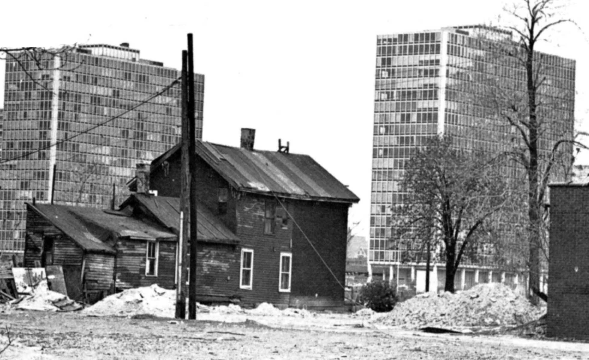 Detroit neighborhood; East side; 1966