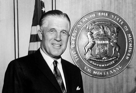 Governor George Romney; michigan state seal