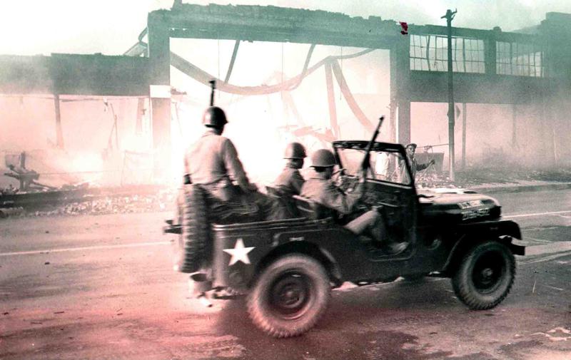 National Guardsmen Hough riot 1966