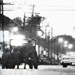 Prior to the U.S. Army's arrival on Tuesday morning, the Guardsmen had to canvas the entire city. Here they close in on a sniper who has wreaked havoc on the East side off Mack Avenue.