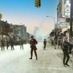 Guardsmen have successfully cleared 12th Street of rioters. The riot quickly drifted over to neighboring Linwood, Dexter and Grand River where less resistance was present. 