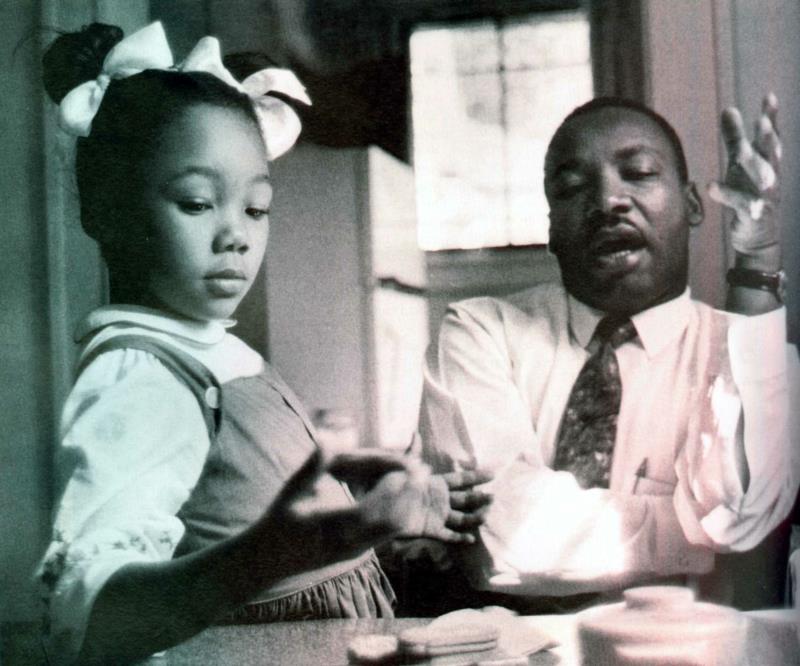 Martin Luther King; Yolanda King