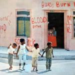 The confused kids of Watts, unwillingly caught up in the melee, will bear the brunt of the destroyed neighborhood for years to come. 